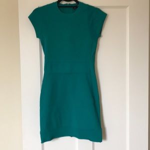 French connection turquoise bodycon dress